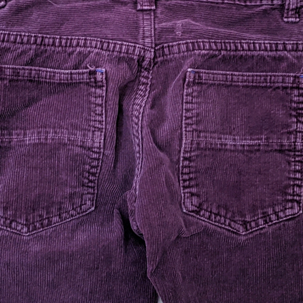 Boden boys corderoy pants in dark purple